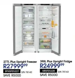 Hirsch's Liebherr Plus Upright Fridge offer