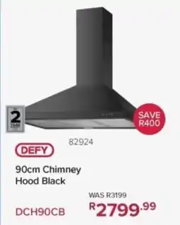 Hirsch's Defy Chimney Hood Black offer