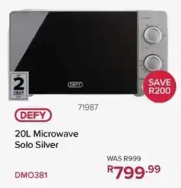 Hirsch's Defy Microwave Solo Silver offer