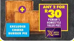 Shoprite PIEMAN'S HOMESTYLE VALUE PIES offer