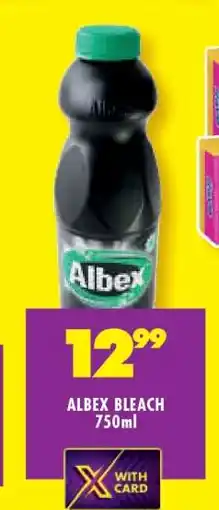 Shoprite ALBEX BLEACH 750ml offer