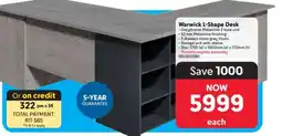 Makro Warwick L-Shape Desk offer