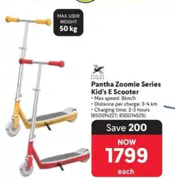 Makro Pantha Zoomie Series Kid’s E Scooter offer