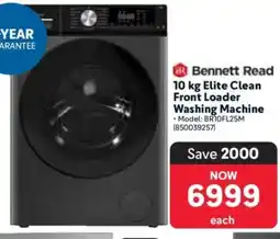 Makro Bennett Read 10 kg Elite Clean Front Loader Washing Machine offer