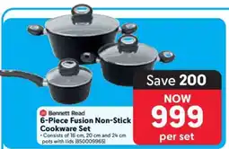 Makro Bennett Read 6-Piece Fusion Non-Stick Cookware Set offer