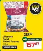 Dis-Chem Lifestyle Food Pitted Prunes-750g offer