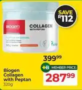 Dis-Chem Biogen Collagen With Peptan-320g offer