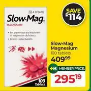 Dis-Chem Slow Mag Magnesium 100 Tablets offer