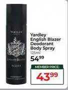 Dis-Chem Yardley English Blazer Deodorant Body Spray-125ml offer