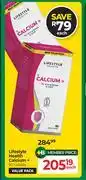 Dis-Chem Lifestyle Health Calcium+ 90 Tablets offer