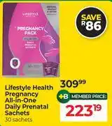 Dis-Chem Lifestyle Health Pregnancy All-In-One Daily Prenatal Sachets-30 Sachets offer