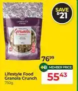 Dis-Chem Lifestyle Food Granola Crunch-750g offer
