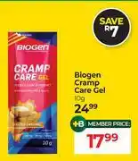 Dis-Chem Biogen Cramp Care Gel-10g offer