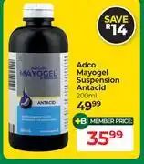 Dis-Chem Adco Mayogel Suspension Antacid-200ml offer