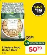 Dis-Chem Lifestyle Food Rolled Oats-1Kg offer