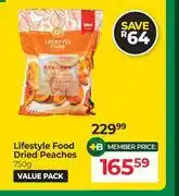 Dis-Chem Lifestyle Food Dried Peaches-750g offer