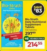 Dis-Chem Bio-Strath Daily Nutritional Supplement Tablets-100 Tablets offer