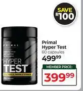Dis-Chem Primal Hyper Test-60 Capsules offer