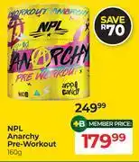 Dis-Chem NPL Anarchy Pre-Workout-160g offer