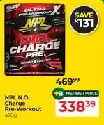 Dis-Chem NPL N.O. Charge Pre-Workout-420g offer