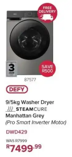 Hirsch's Defy Washer Dryer Manhattan Grey offer