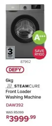 Hirsch's Defy Front Loader Washing Machine offer