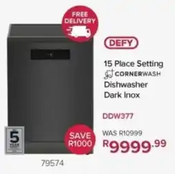 Hirsch's Defy 15 Place Setting Dishwasher Dark Inox offer