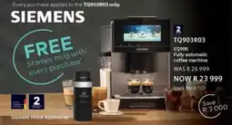 Hirsch's Siemens Fully Automatic Coffee Machine offer