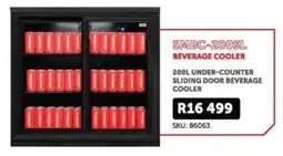 Hirsch's SnoMaster under-counter sliding door beverage cooler offer