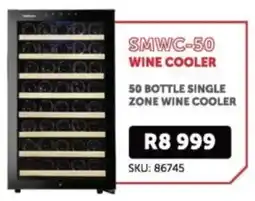 Hirsch's SnoMaster 50 bottle single zone wine cooler offer