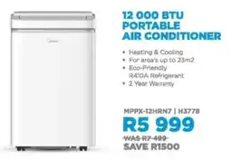 Hirsch's Midea 12 000 btu portable air conditioner offer