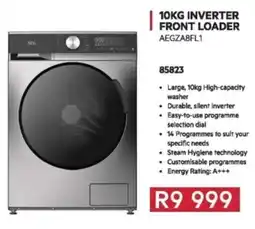 Hirsch's AEG inverter front loader offer