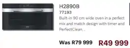 Hirsch's Miele Built-in wide oven offer