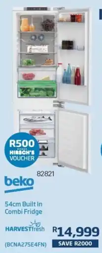 Hirsch's Beko Built In Combi Fridge offer