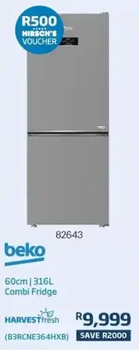 Hirsch's Beko Combi Fridge offer
