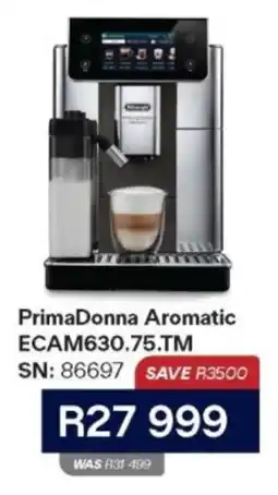 Hirsch's DeLonghi PrimaDonna Aromatic offer