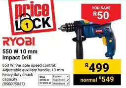 Builders Superstore Ryobi 550 W Impact Drill offer