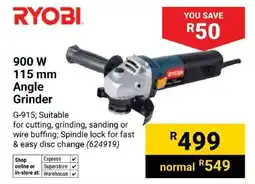 Builders Superstore Ryobi 900W Angle Grinder offer