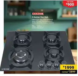 Builders Superstore Goldair 4-burner Gas Hob offer