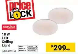 Builders Superstore Eurolux 18 W LED Ceiling Light offer