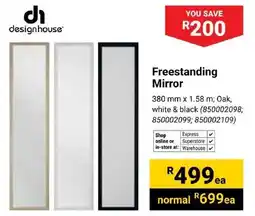 Builders Superstore Design House Freestanding Mirror offer