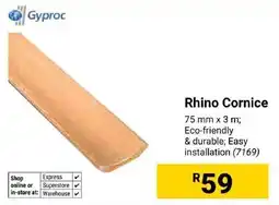 Builders Superstore Gyproc Rhino Cornice offer