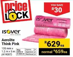 Builders Superstore Isover Aerolite Think Pink offer