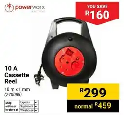 Builders Superstore Powerworx 10 A Cassette Reel offer