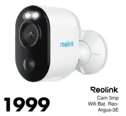 Save Hyper Reolink Cam 3mp Wifi Bat. Reo-Argus-3E offer