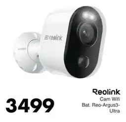 Save Hyper Reolink Cam Wifi Bat Reo-Argus3 Ultra offer