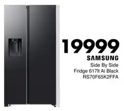 Save Hyper Samsung Side By Side Fridge Ai Black offer