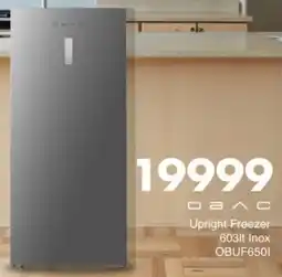 Save Hyper OBAC Upright Freezer Inox offer