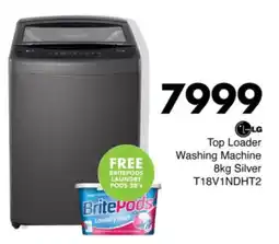 Save Hyper LG Top Loader Washing Machine Silver offer