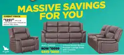 House & Home Nordic Rocker Recliner Lounge Suite with Console offer